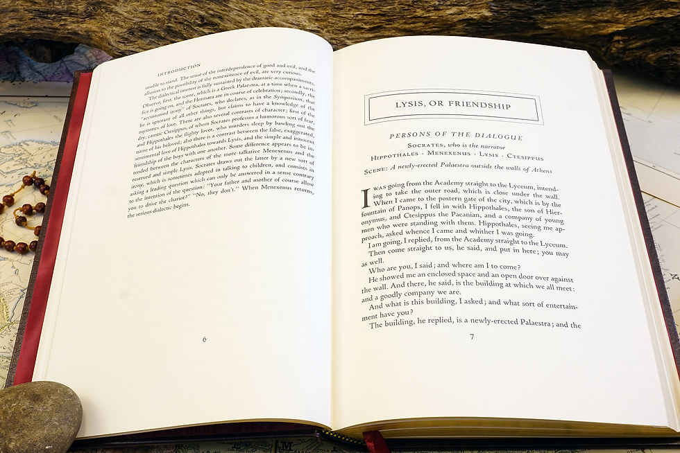 Thumbnail: "Plato - Lysis, Or Friendship The Symposium Phaedrus" 1979