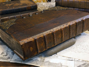 1717 King James Bible "Vinegar Bible" (Red Ruled) | Sold to Private Institution