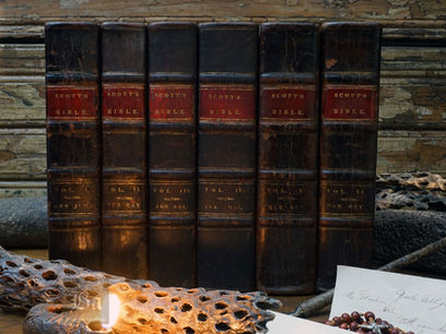 1824 Thomas Scott’s six-volume edition of the Holy Bible | SOLD