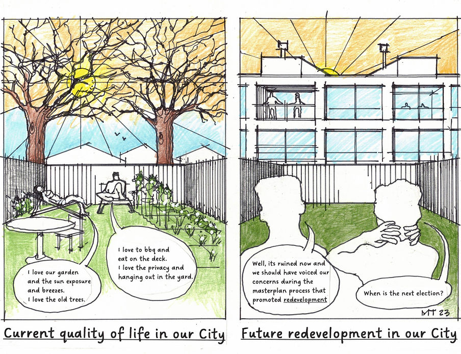Quality of life in city of royal oak versus future redevelopment