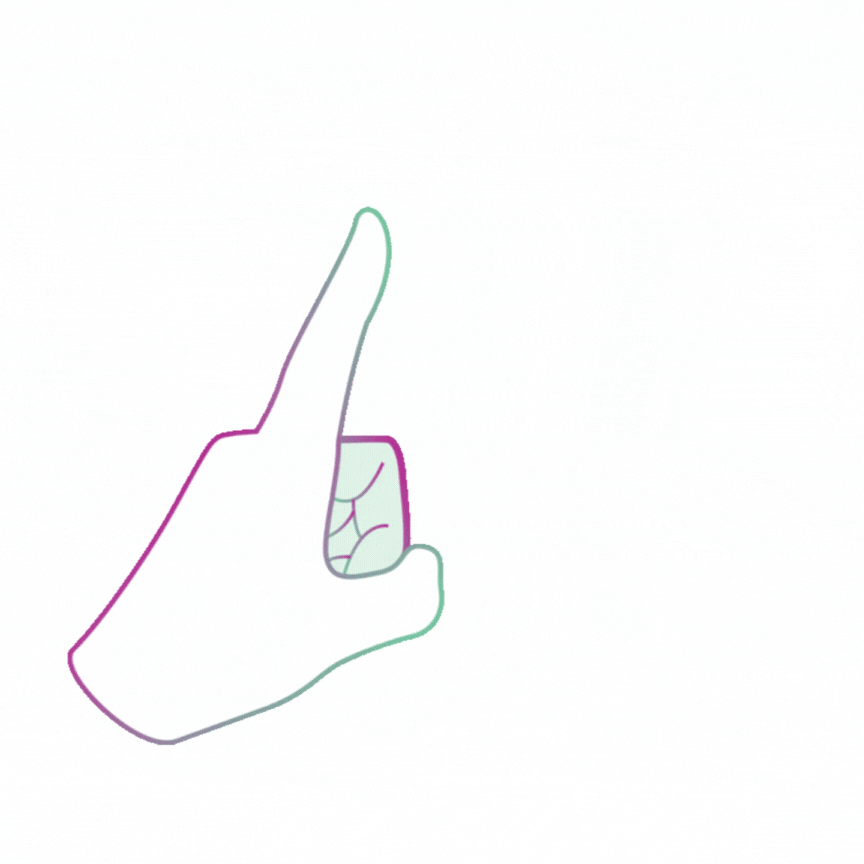 Gif pointing finger