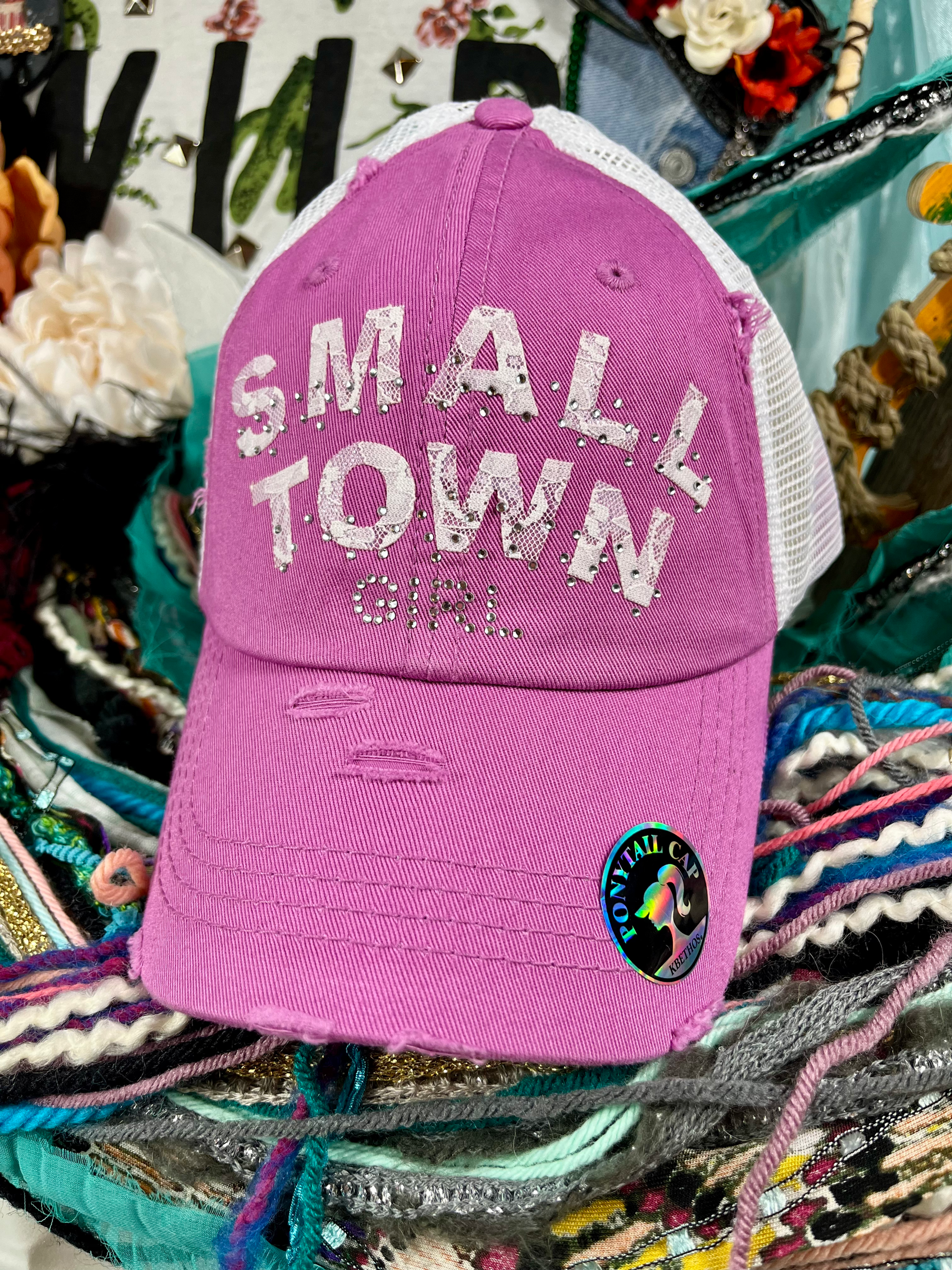 Small Town Girl Cap - Pink