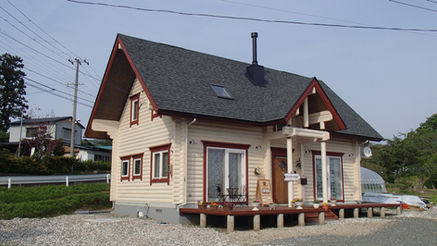 [施工事例]ヤマミチモデルハウス（兼自宅）ログハウス