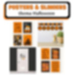 Posters & slingers - Halloween