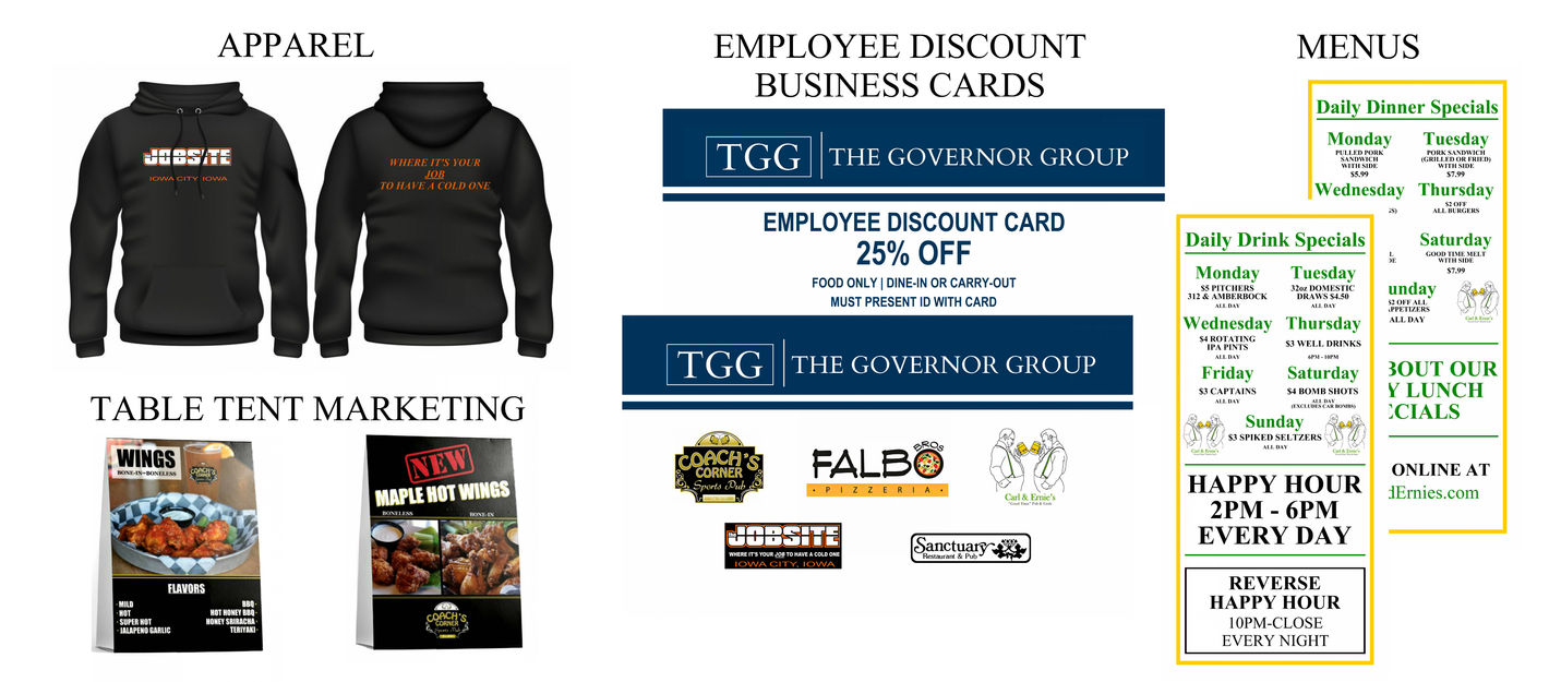 MARKETING APPAREL MATERIALS