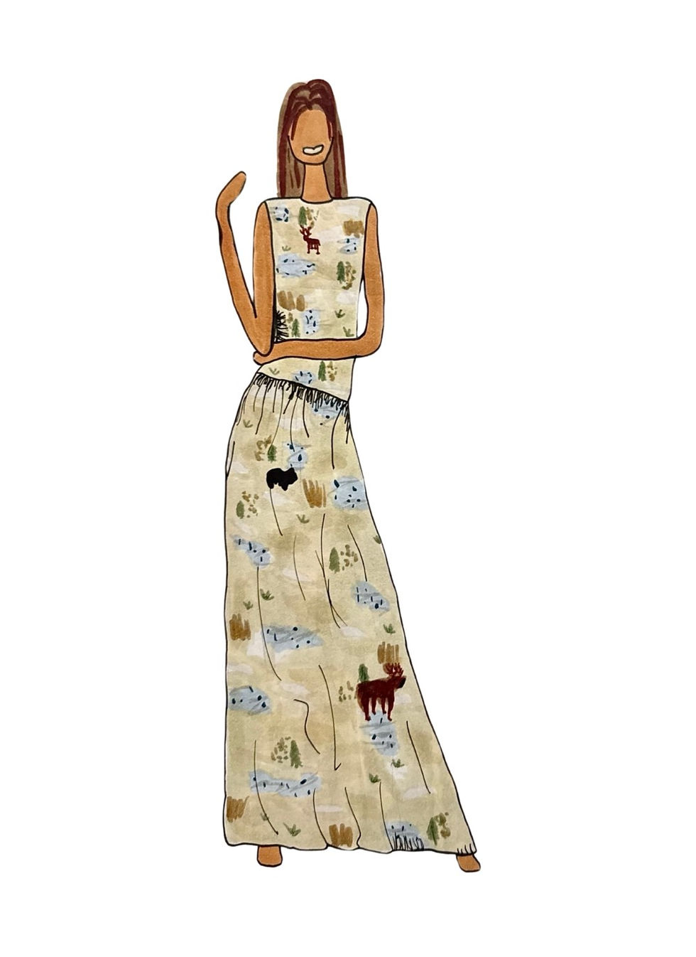 dress illustration