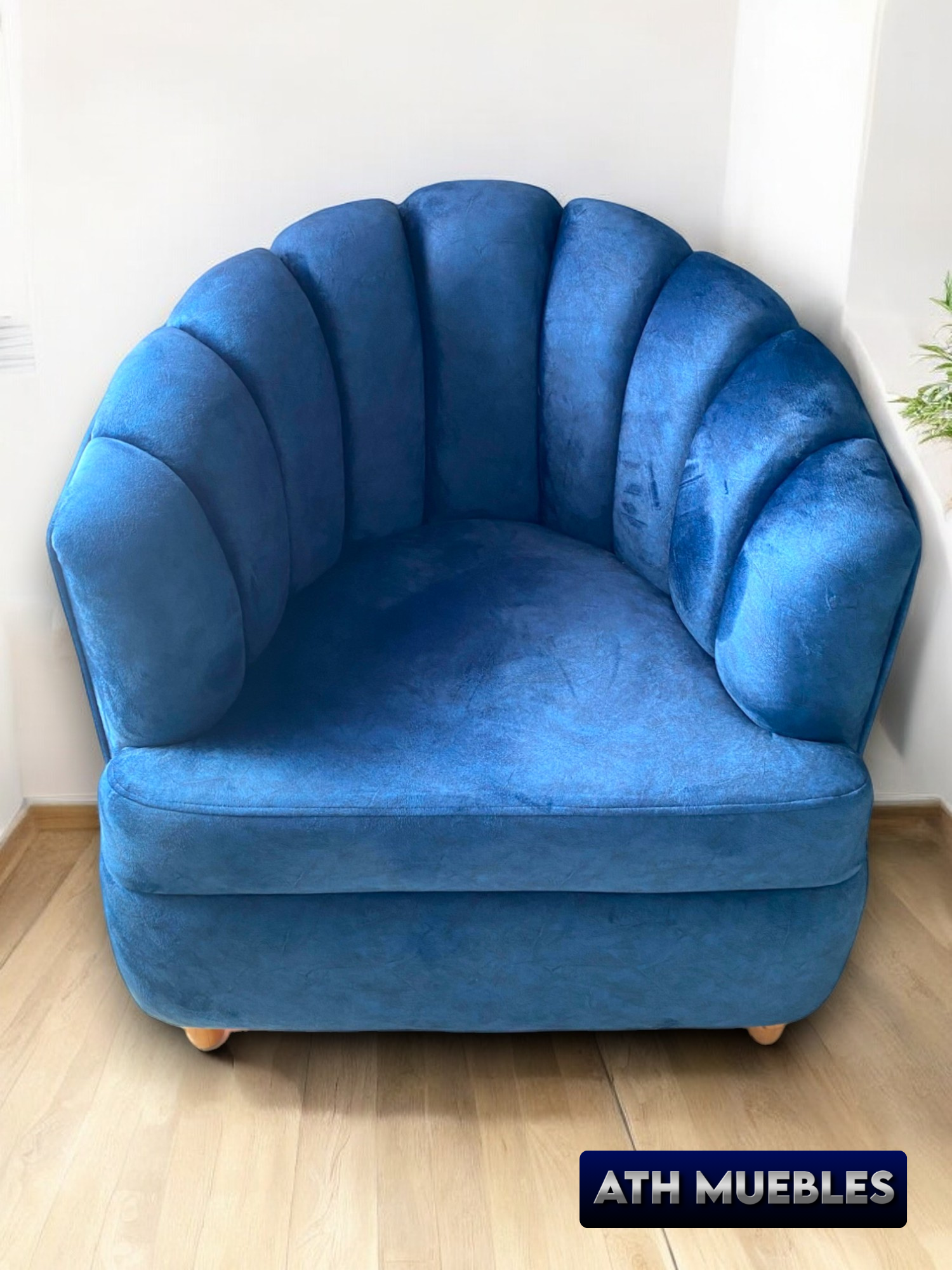 Poltrona flor azul