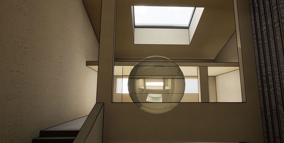 bright day light - playing with glass settings for VR