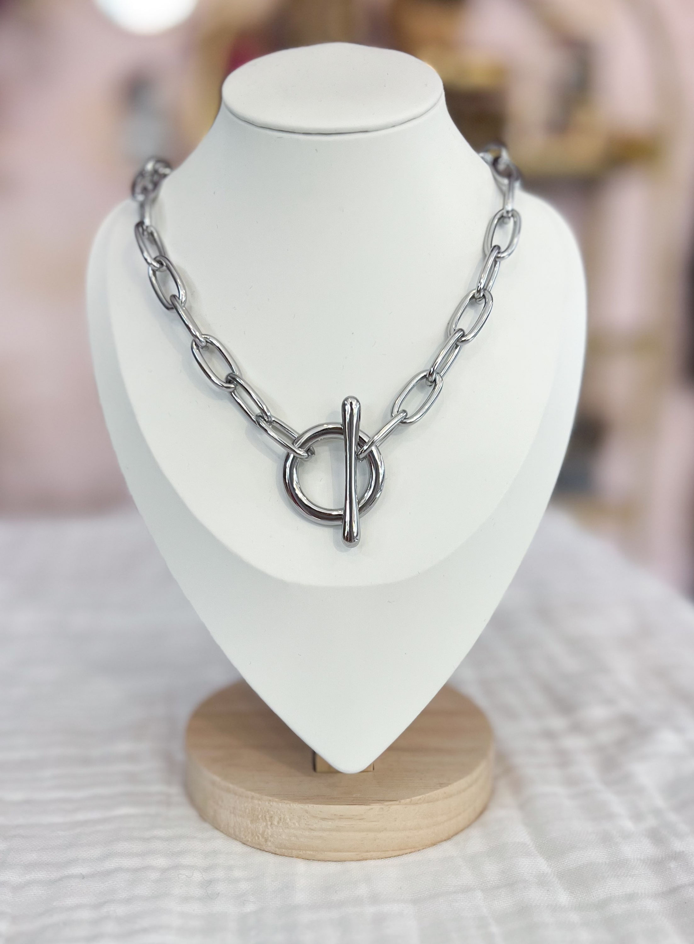 Cadena maxi Eslabones plata