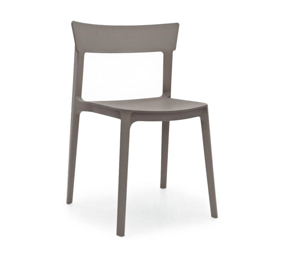 Calligaris Skin Strakke Stoel in kunststof