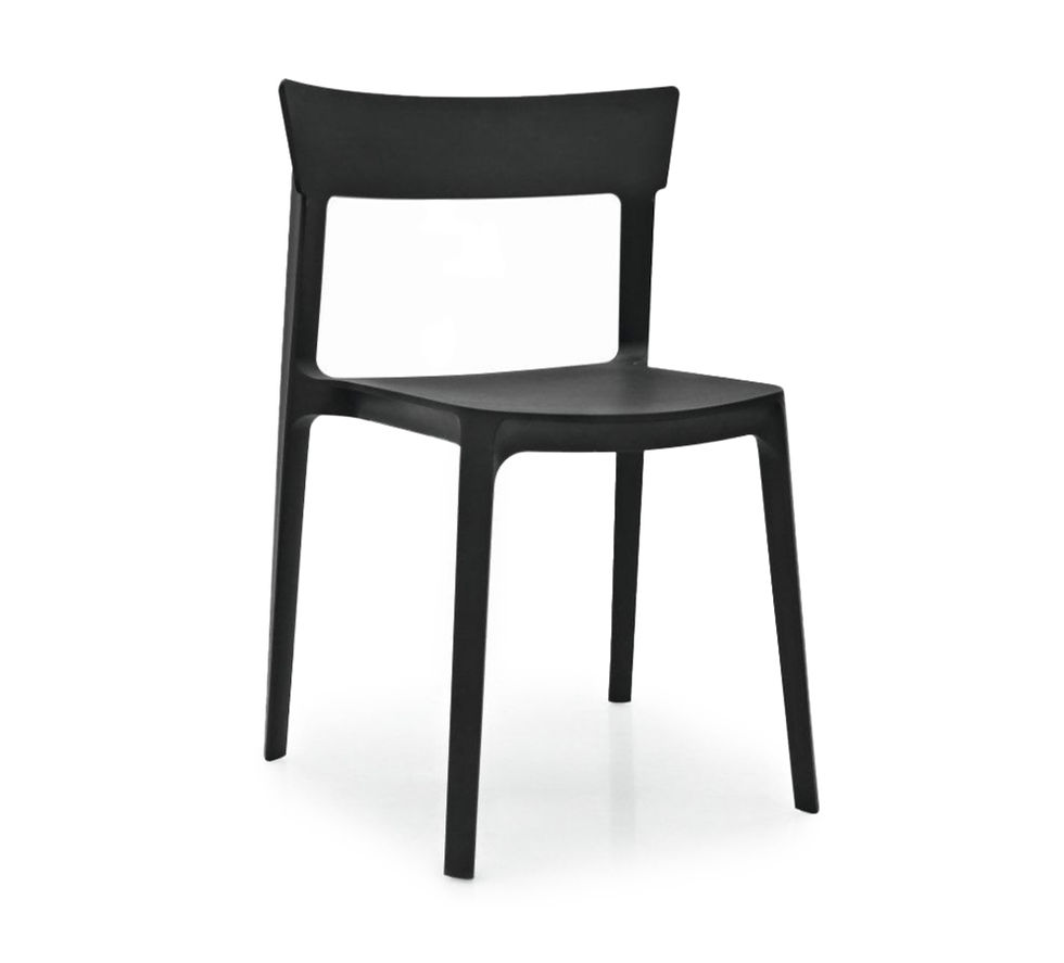 Calligaris Skin Strakke Stoel in kunststof