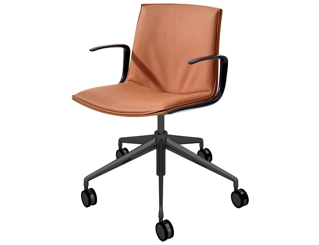 High-End Design bureaustoel met armleuningen