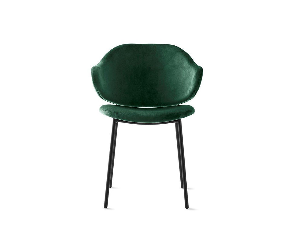 Thumbnail: Calligaris Holly stoel met semi-armsteunen