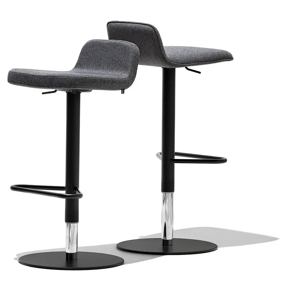 Thumbnail: In de hoogte verstelbare barkruk - 43B.2109-A