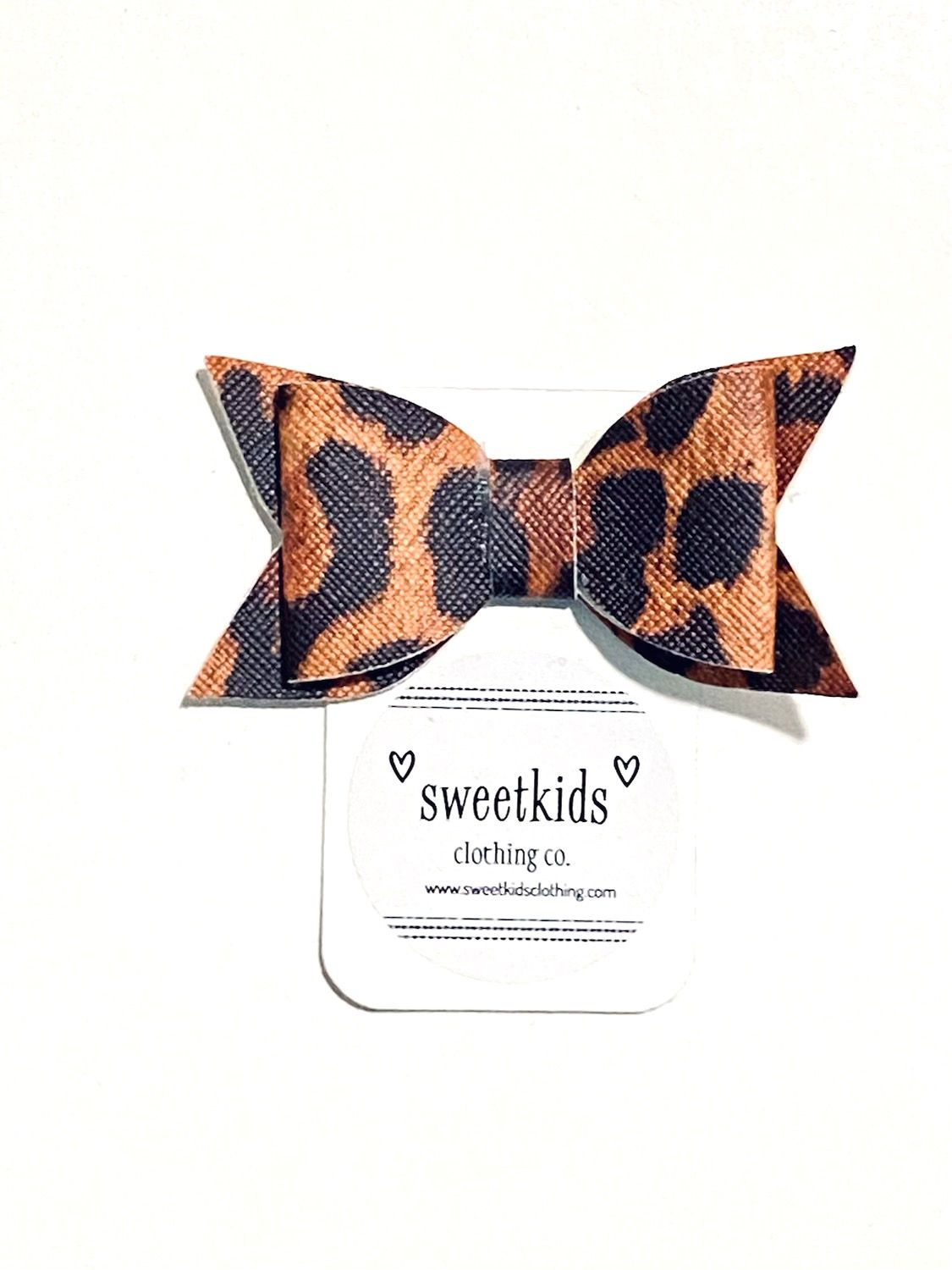 Leopard Hair Bow