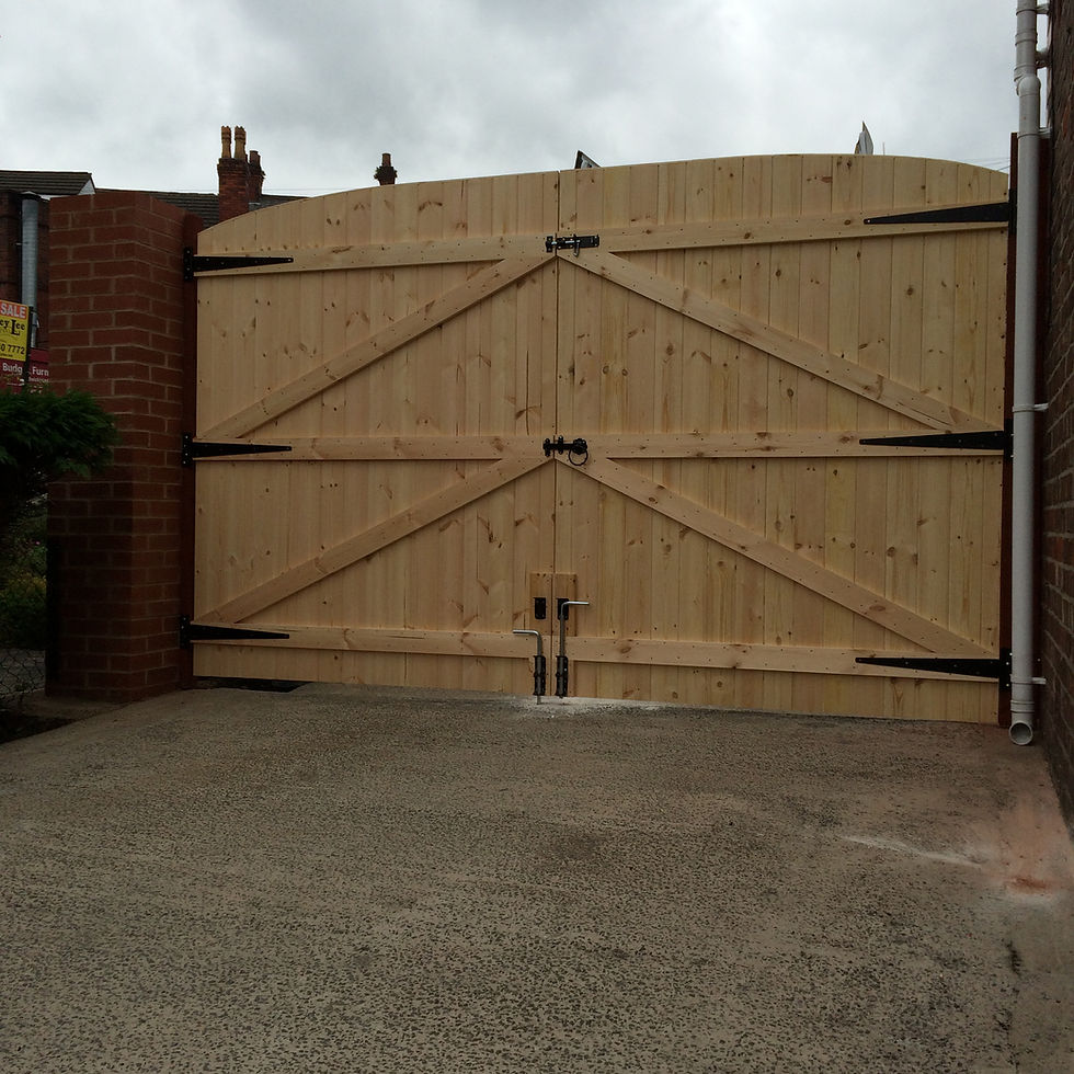 Thumbnail: 6FT HIGHEST POINT DRIVEWAY GATES