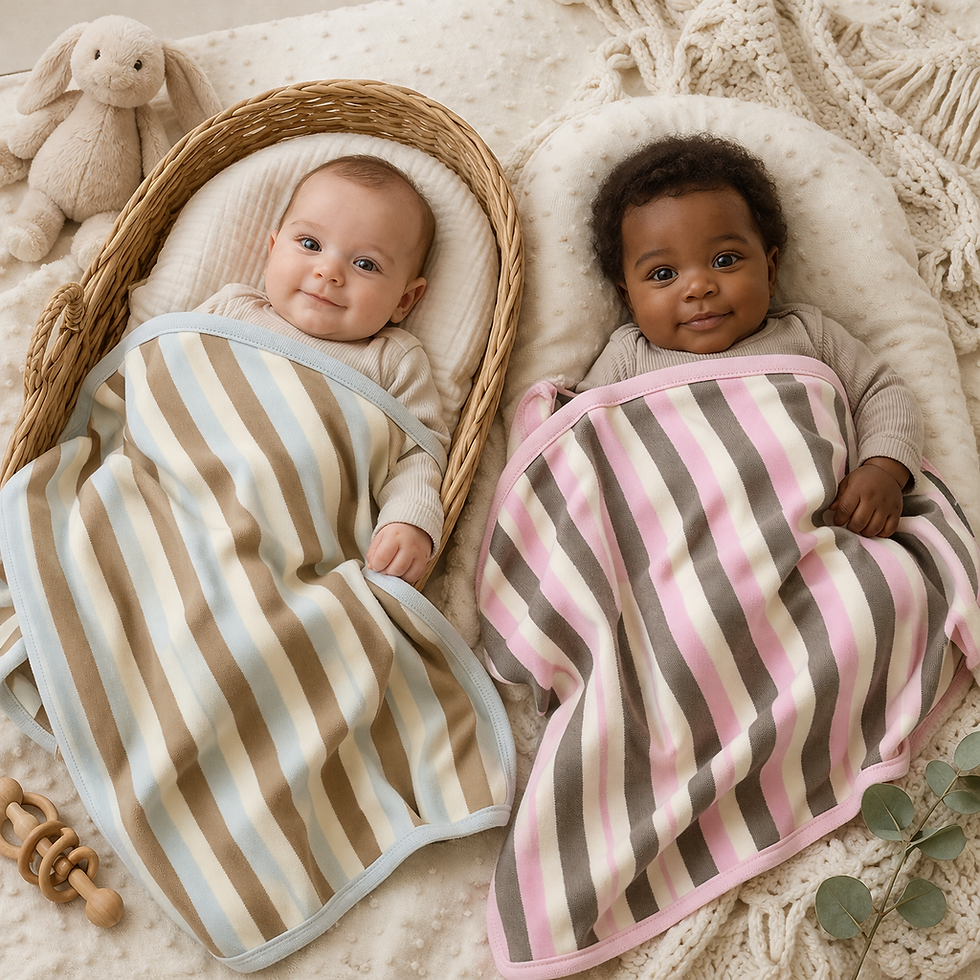 Thumbnail: Organic Cotton Double Layer Baby Blankets