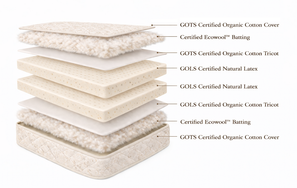 Thumbnail: Solstice - 13" Pure Natural Organic Latex Mattress