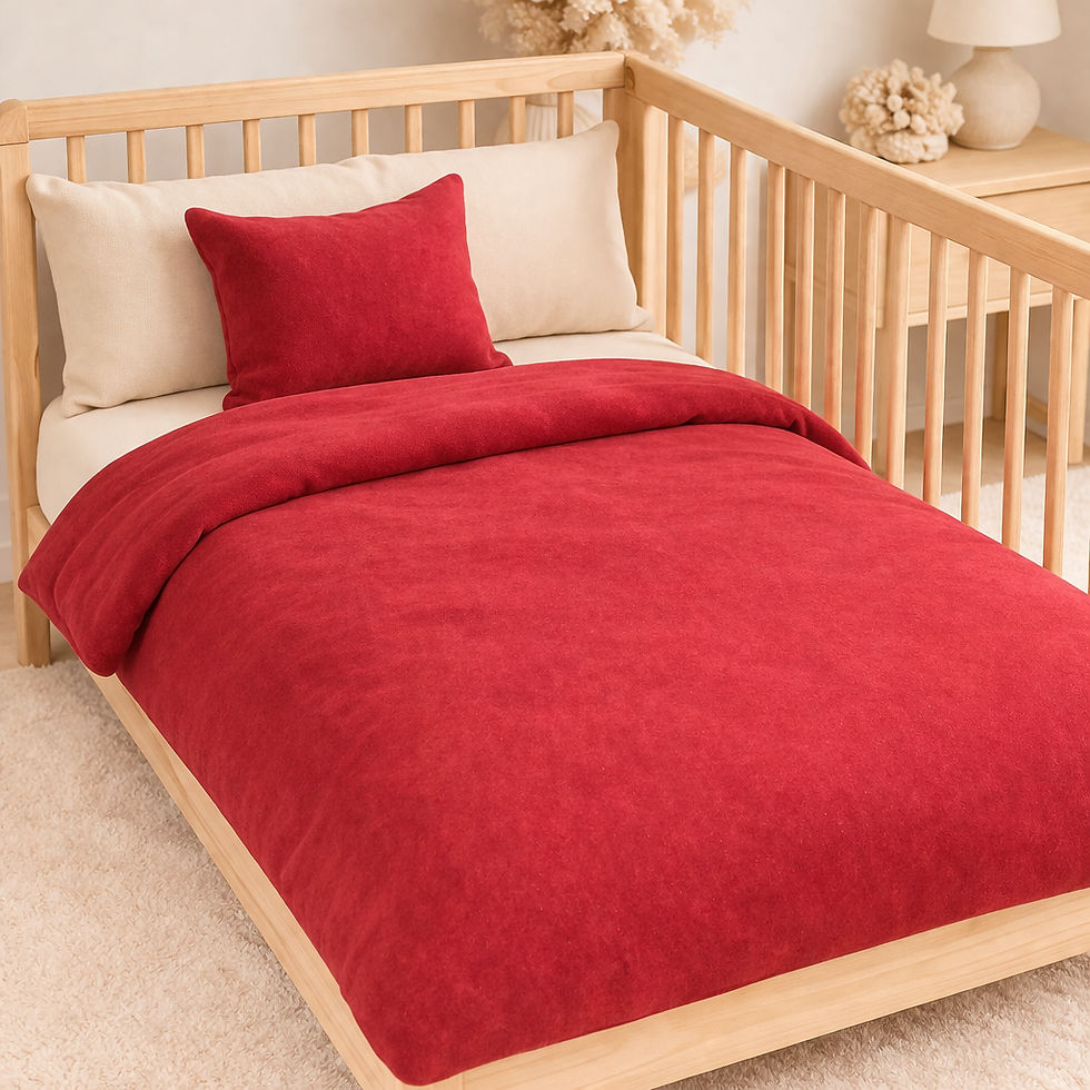Thumbnail: Organic Cotton Fleece Crib and Toddler Flat Sheets