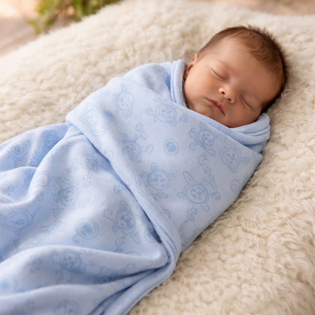 Organic Cotton Baby Receiving Blanket