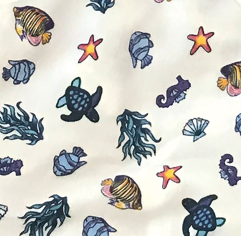 Thumbnail: Zoom in of Under The Sea Kimono