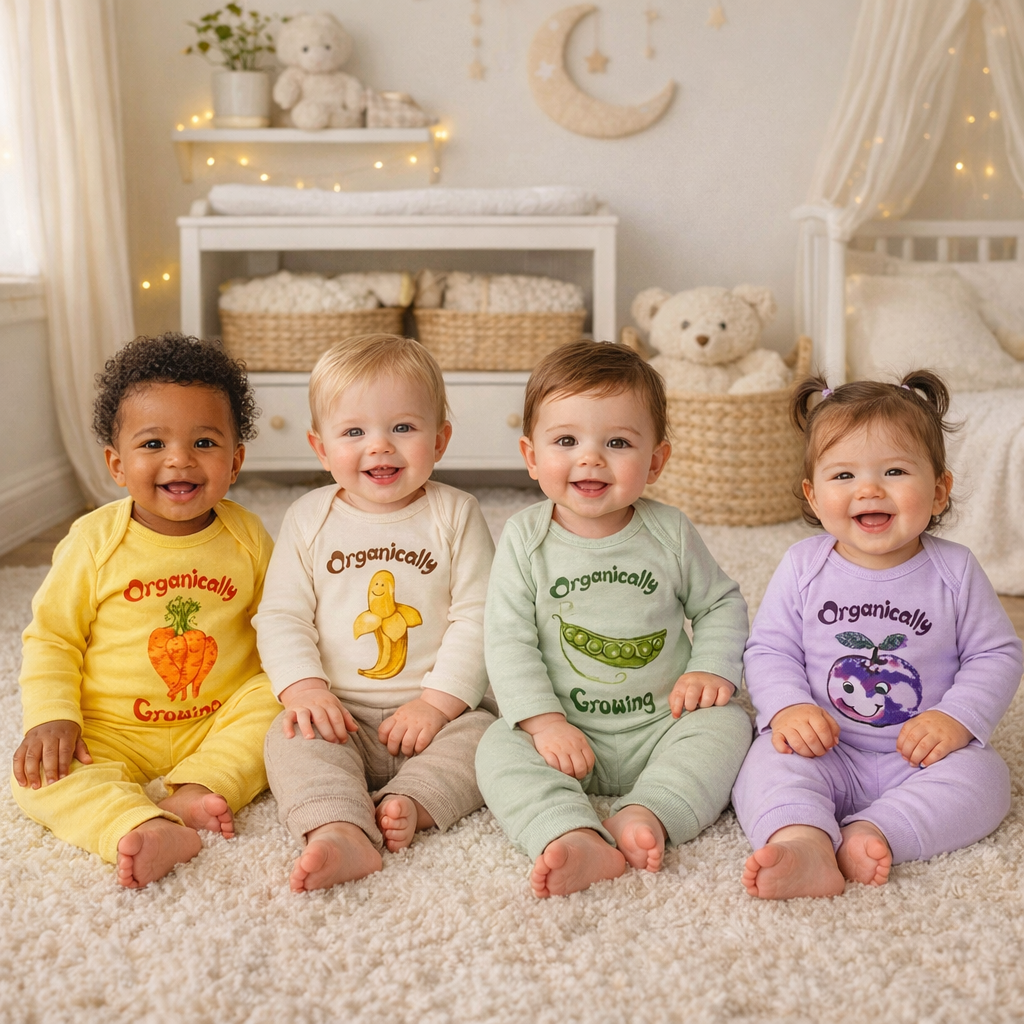Organic Cotton Infant Long Sleeve Tees