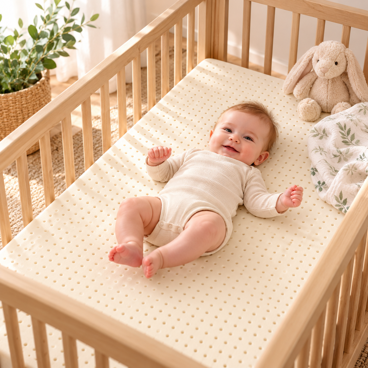 Budget Infant Organic Mattress Style 6 Core Only Made in USA