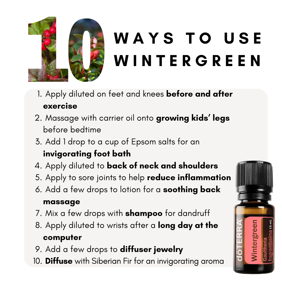 doTERRA Wintergreen (Nepalese) Essential Oil 15ml
