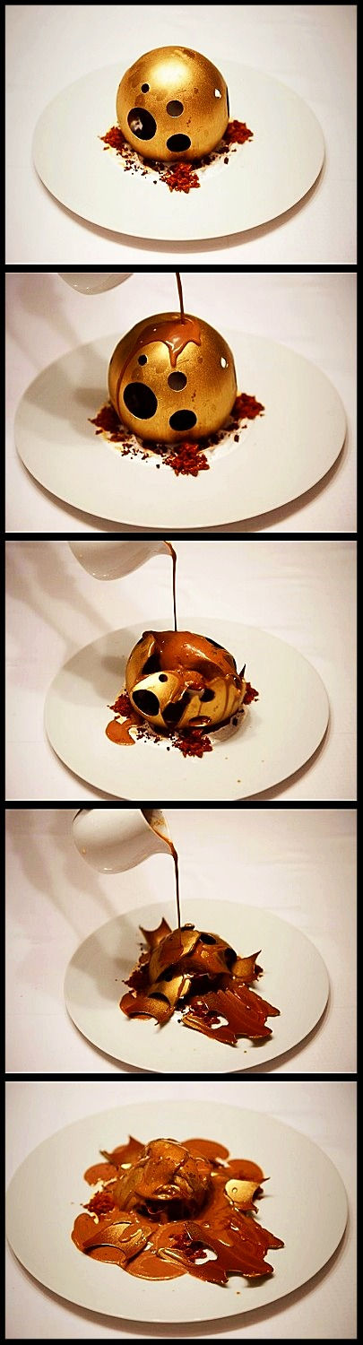 Molten Chocolate Sphere - The Exchange Grill