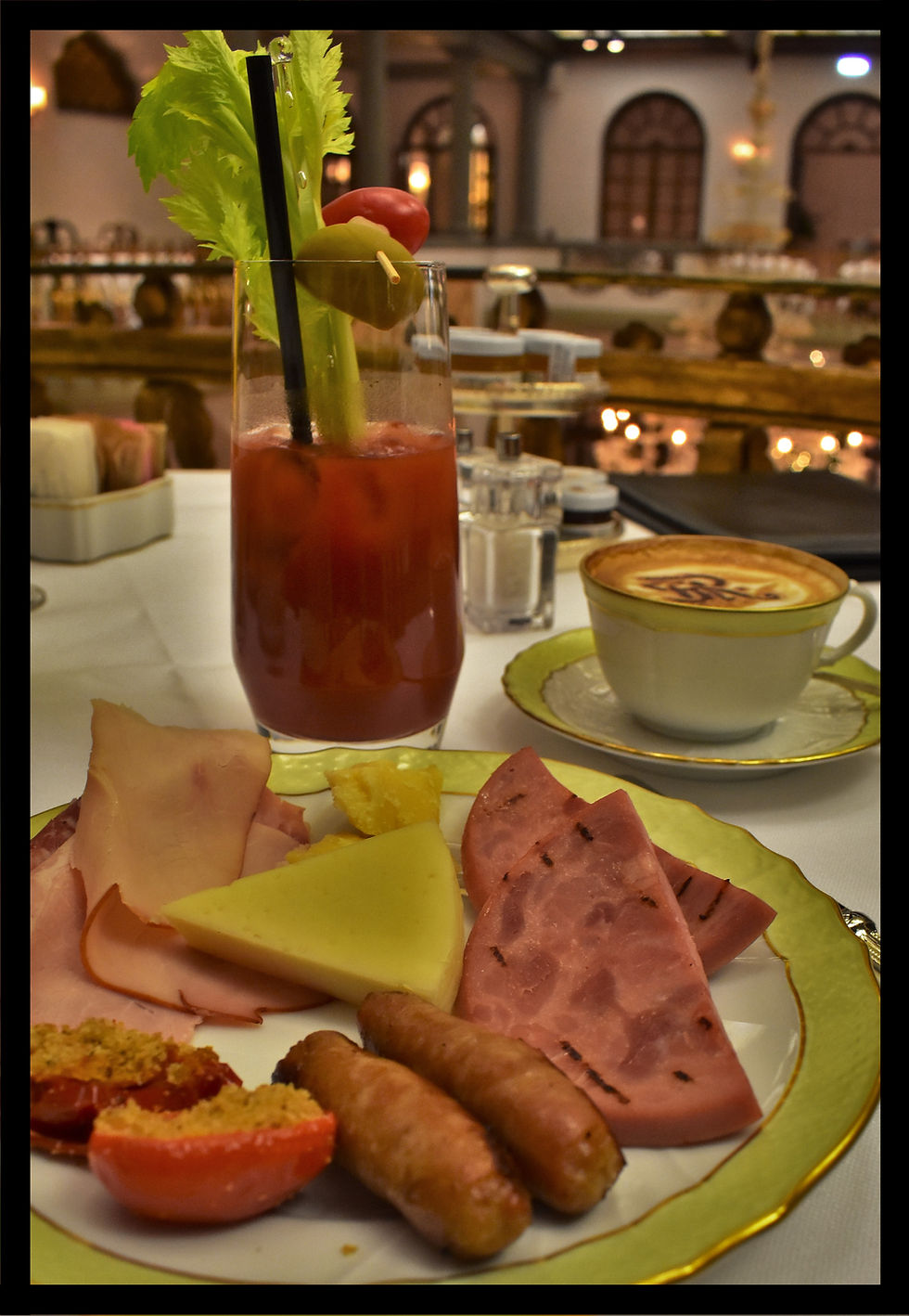 Bloody Mary Breakfast - Winter Garden, St. Regis - Florence
