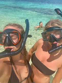 Snorkel på revet lige ude foran vores dør!