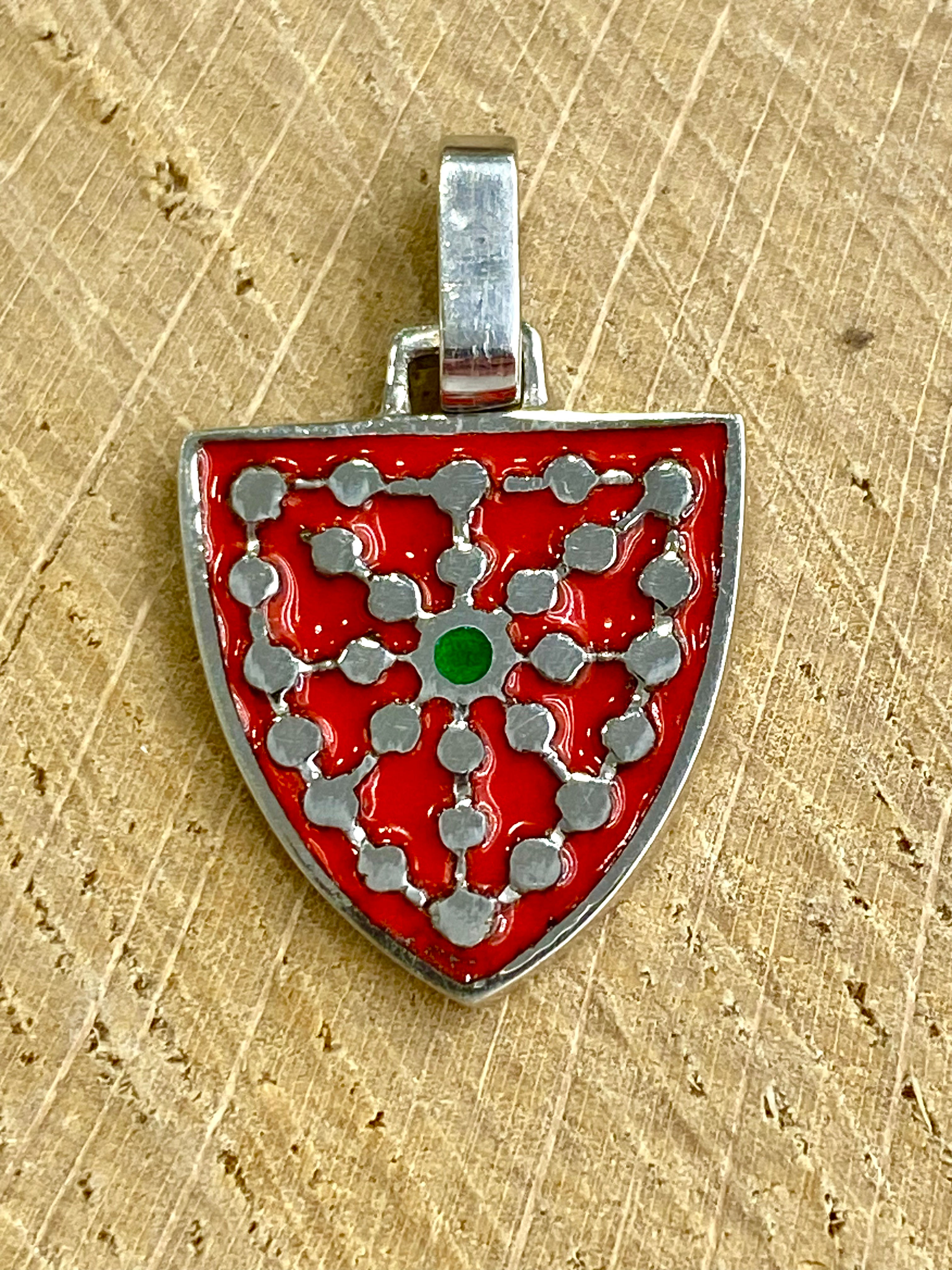 Colgante escudo de Navarra Plata y Esmalte