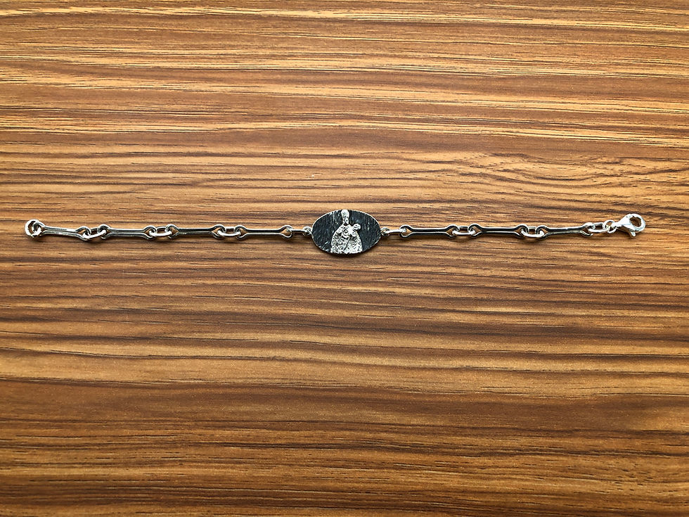 Miniatura: Pulsera San Fermín cadenas de Navarra en Plata.