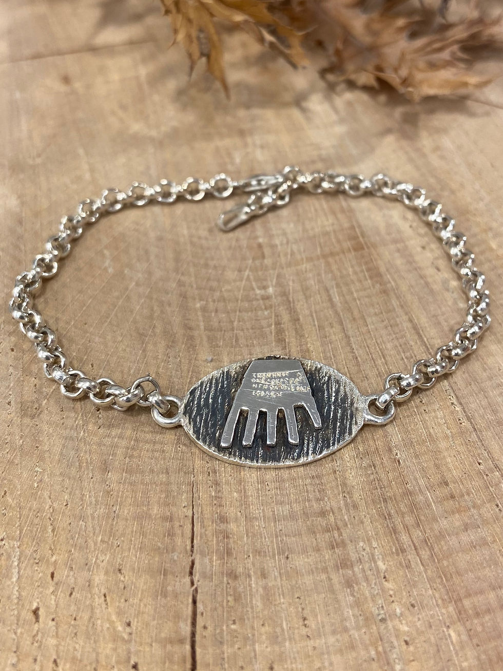 Pulsera Mano de Irulegui  Plata