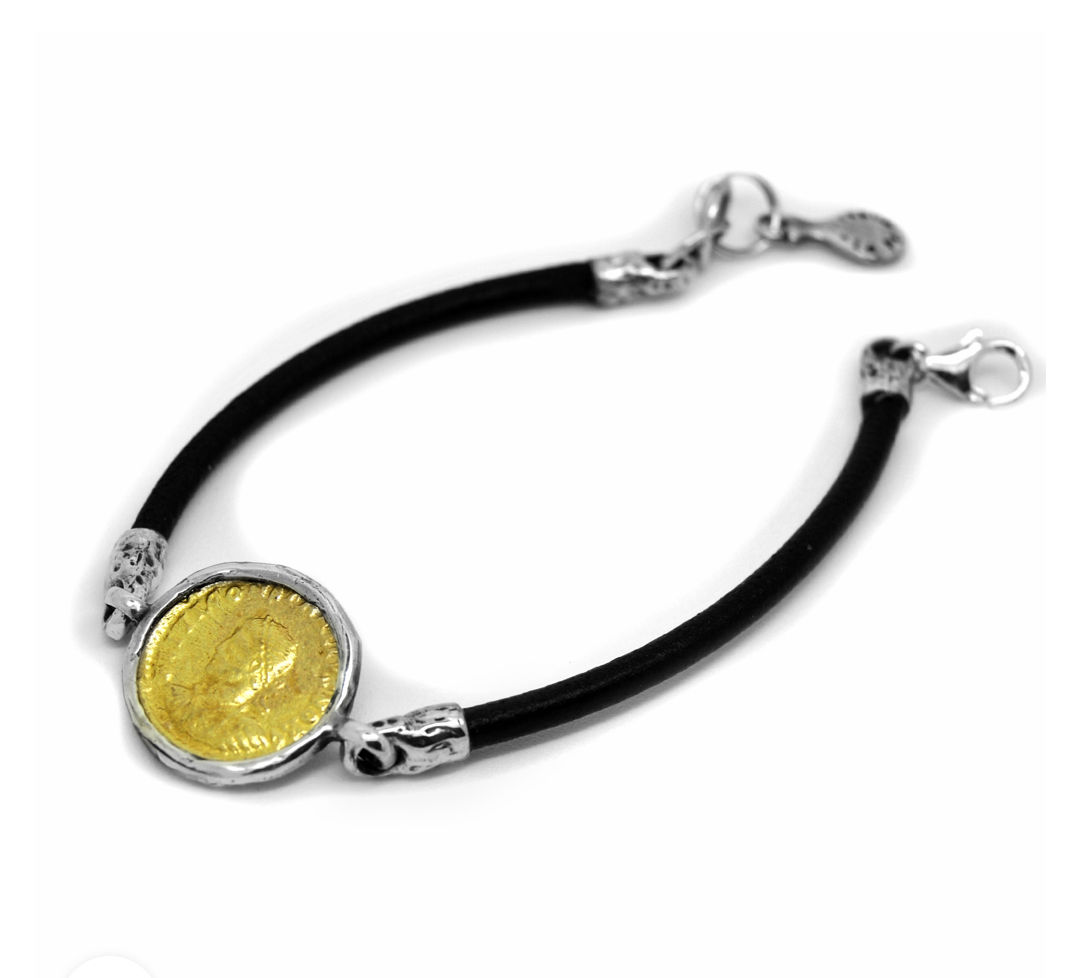 Pulsera  Moneda Romana Plata by Bronce