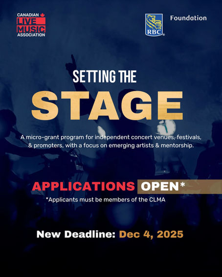 CLMA's Setting the Stage application deadline approaching