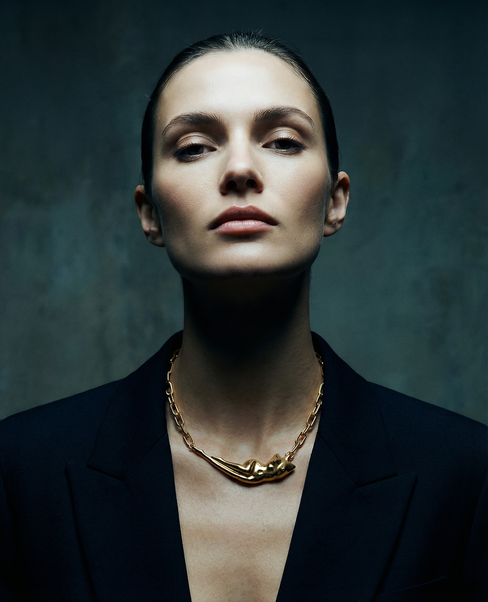 female body necklace