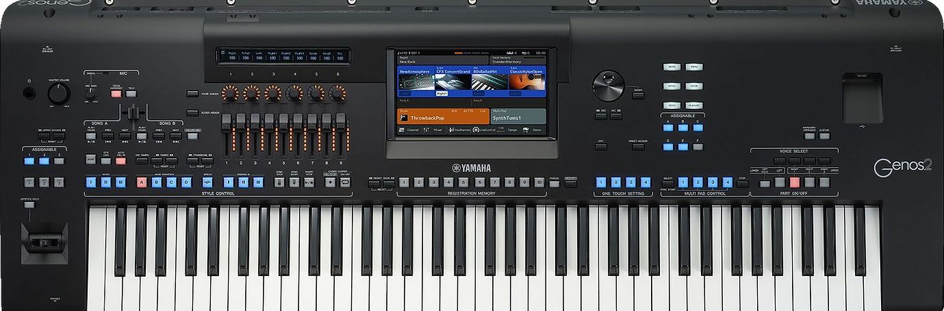 Genos2. takes you to an audio player