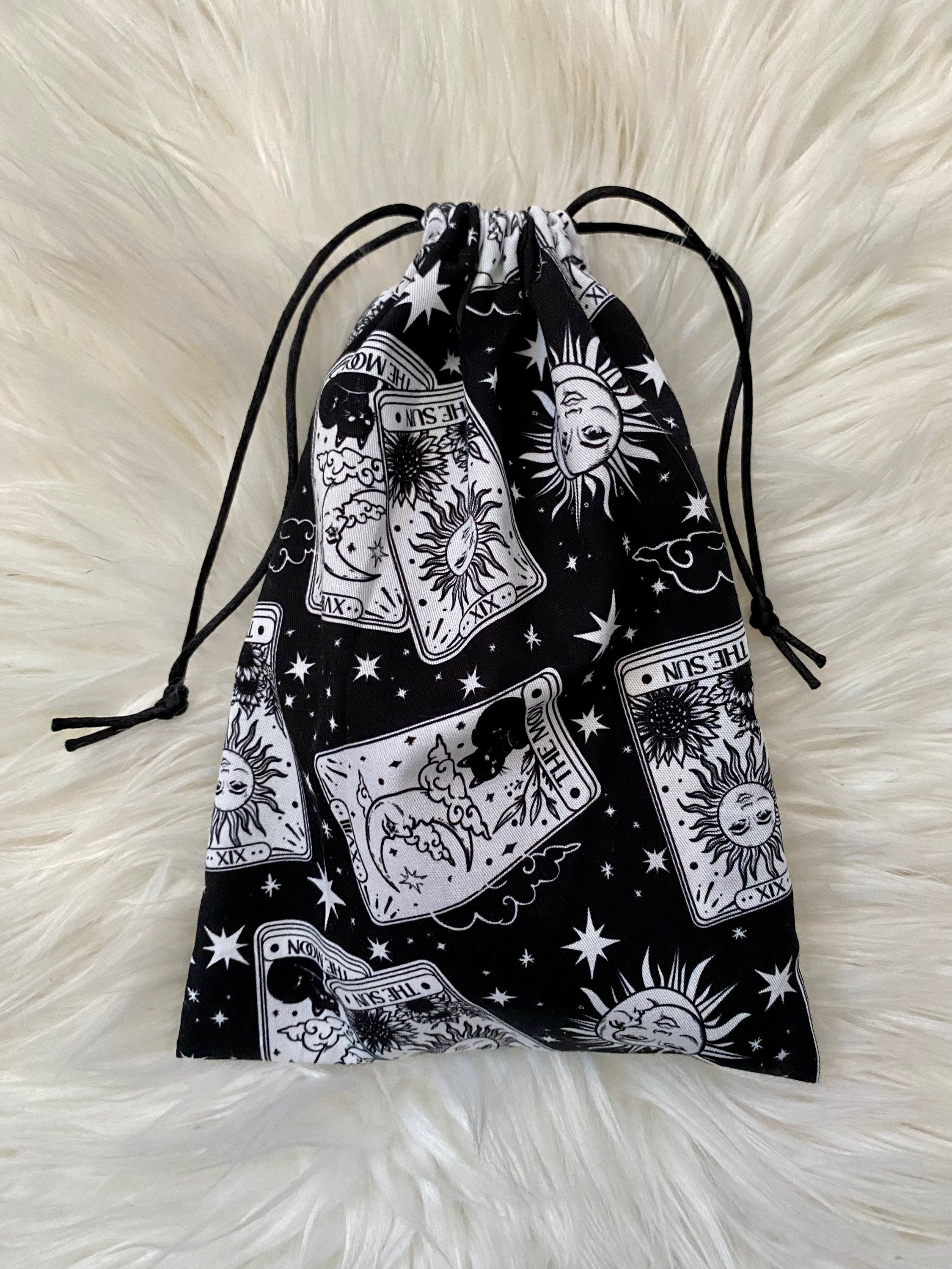 witchy print  tarot bag
