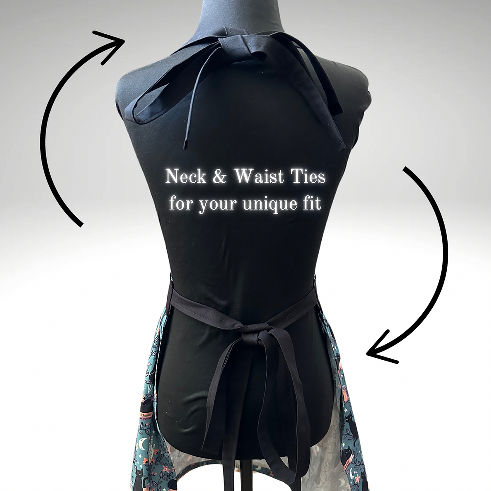 Miniature : Spellbound skull apron back