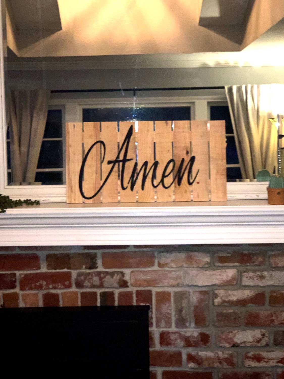 Gallery Wall Amen Sign
