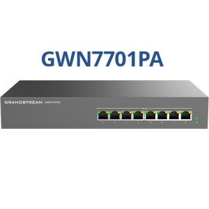 Miniatură: Grandstream GWN7701PA switch 8 porturi Gigabit 8 porturi PoE fara management