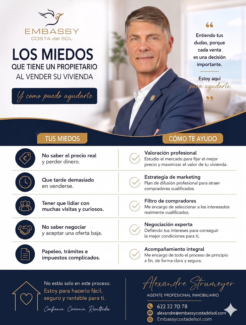 LOS MIEDOS QUE TIENE UN PROPIETARIO AL VENDER SU VIVIENDA
