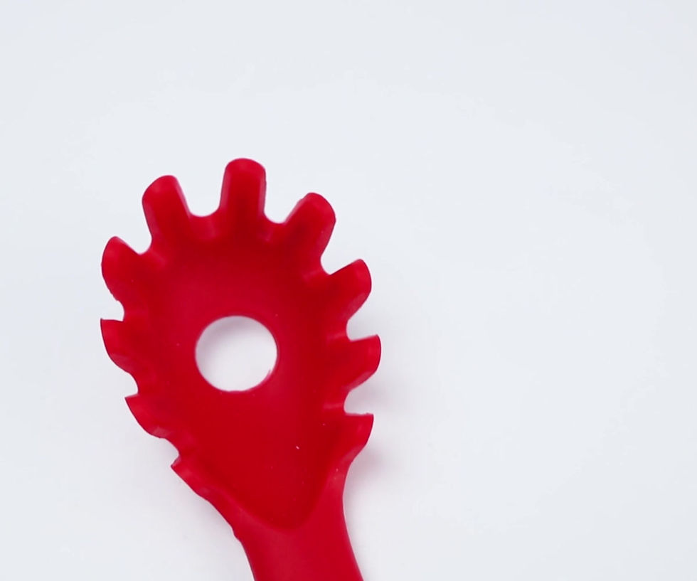 Miniatura: Kit Utensílios de Silicone (2 peças) - Com Cabo de Madeira