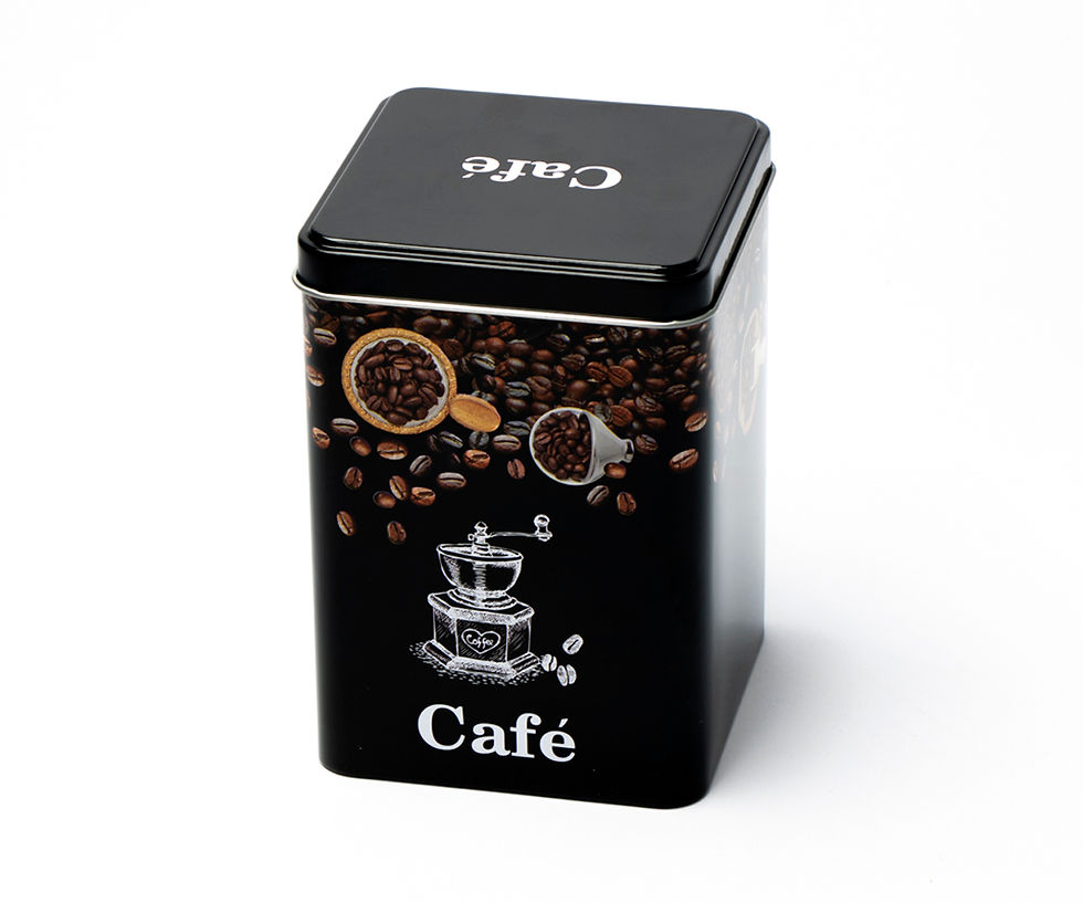 Miniatura: Lata para Café em Metal - Porta mantimentos