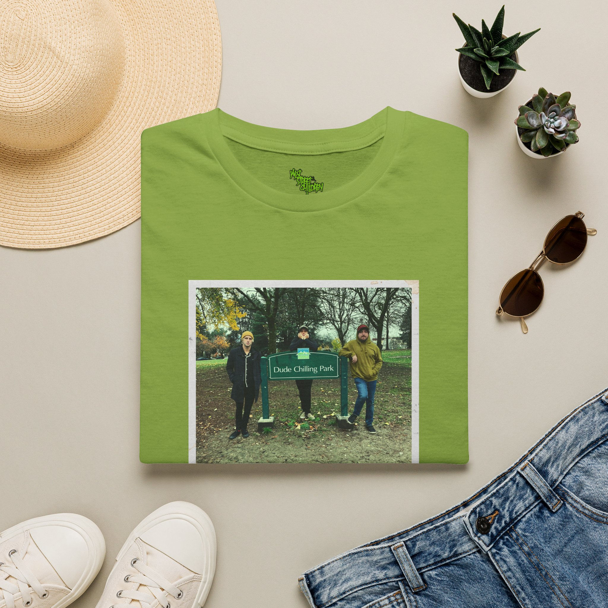 Dude Chilling Park Album Cover T-Shirt