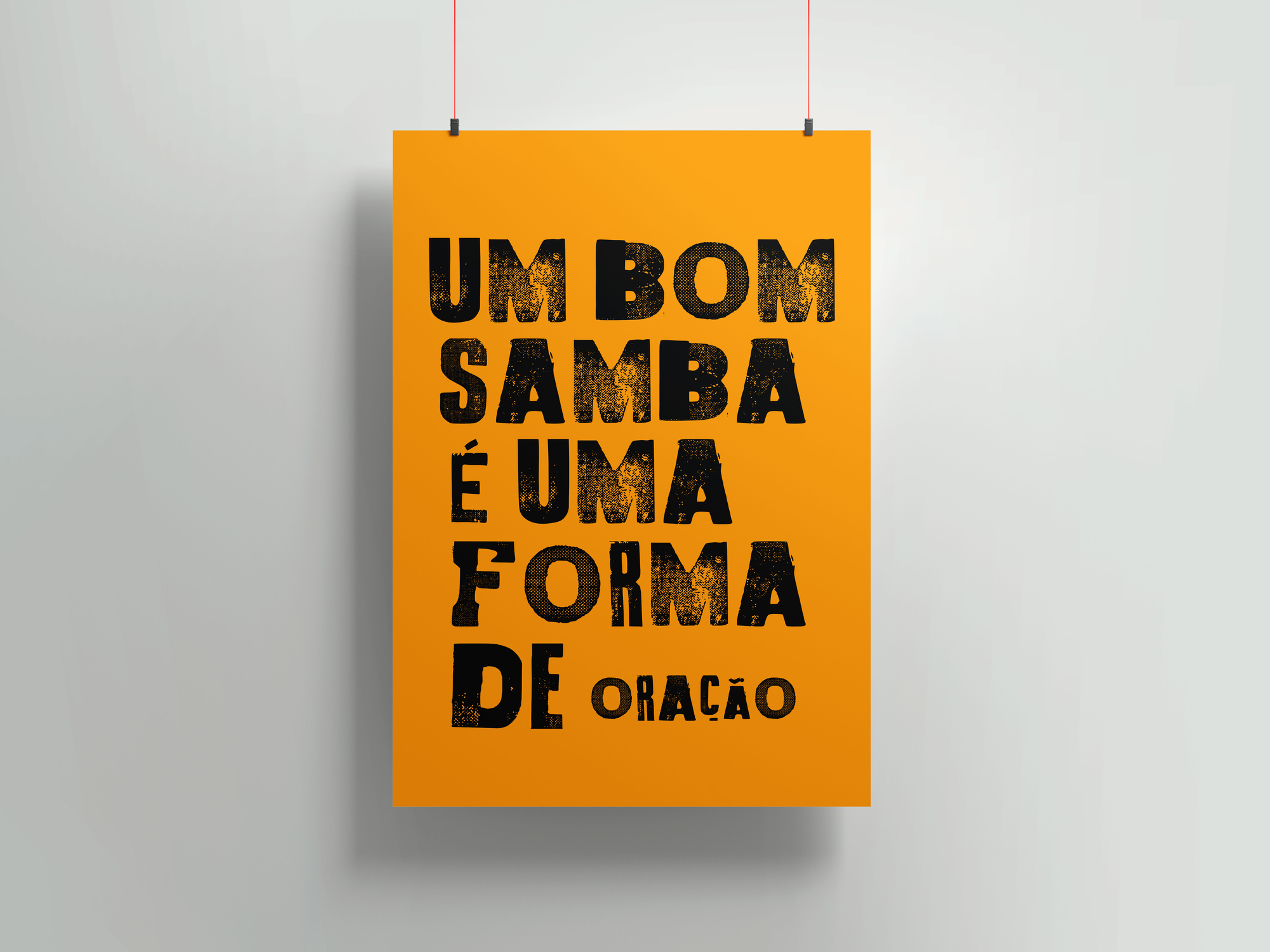 Arte - Um bom samba é uma forma de oração