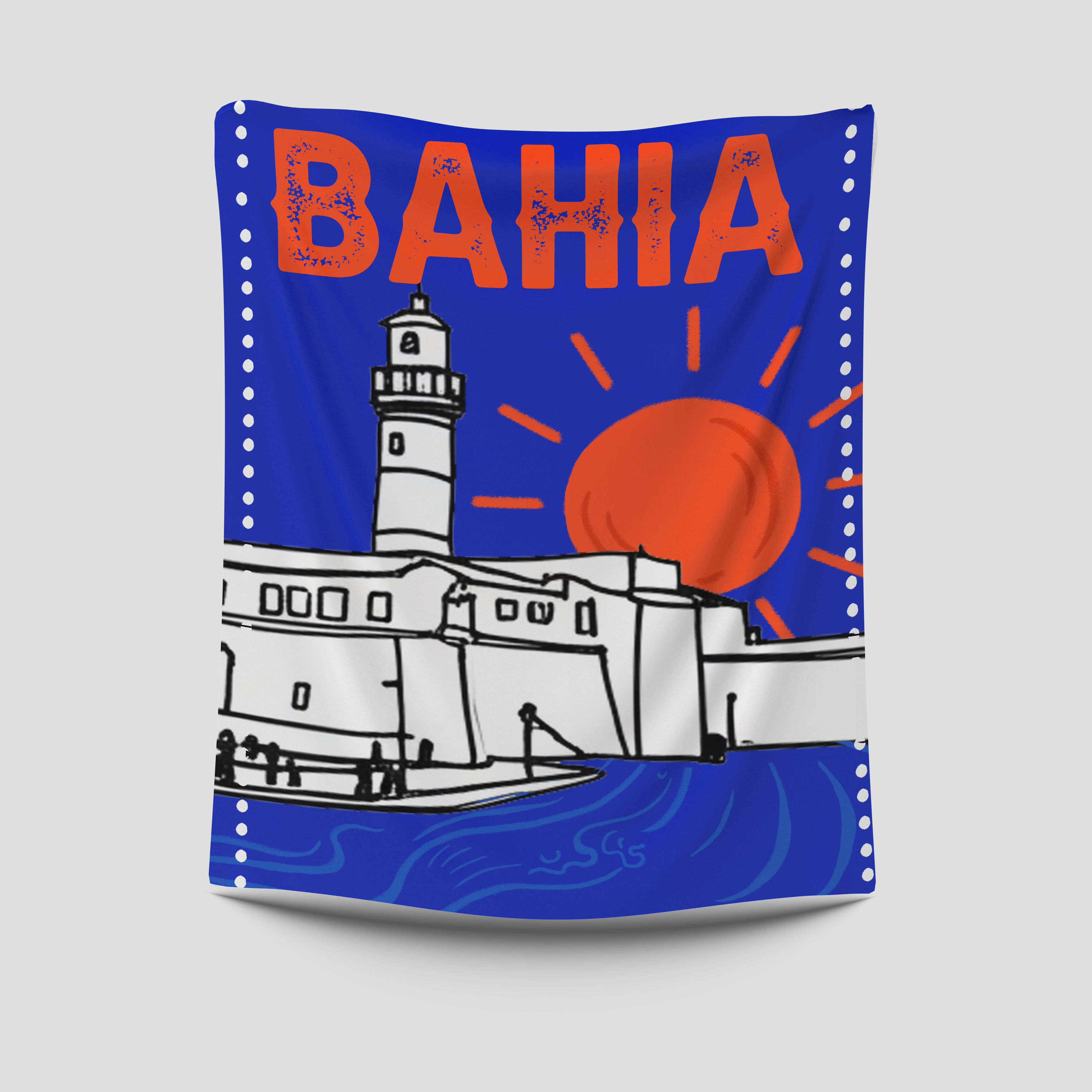 Bandeira Decorativa - Sol da Bahia