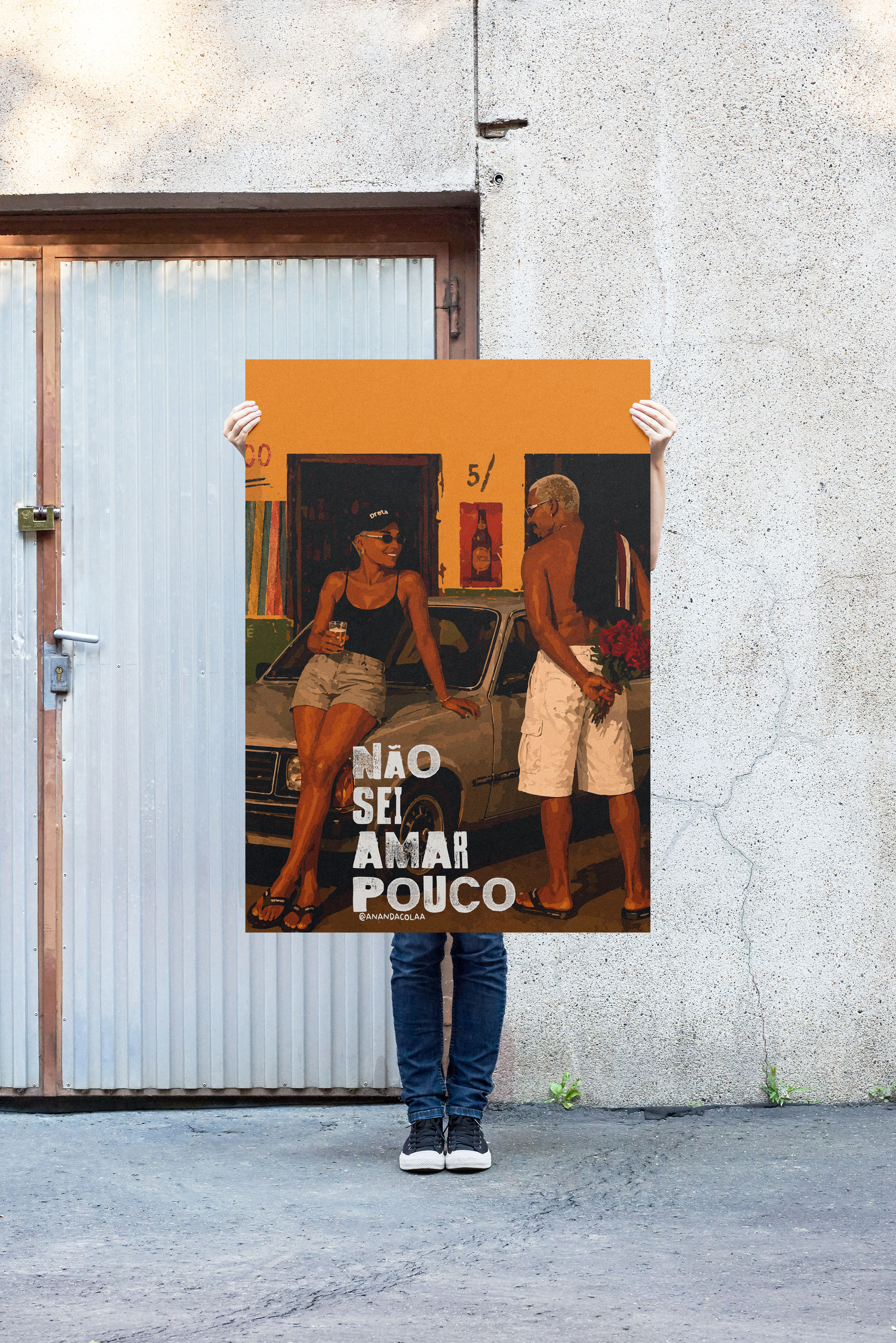 Arte -Não sei amar pouco - A0