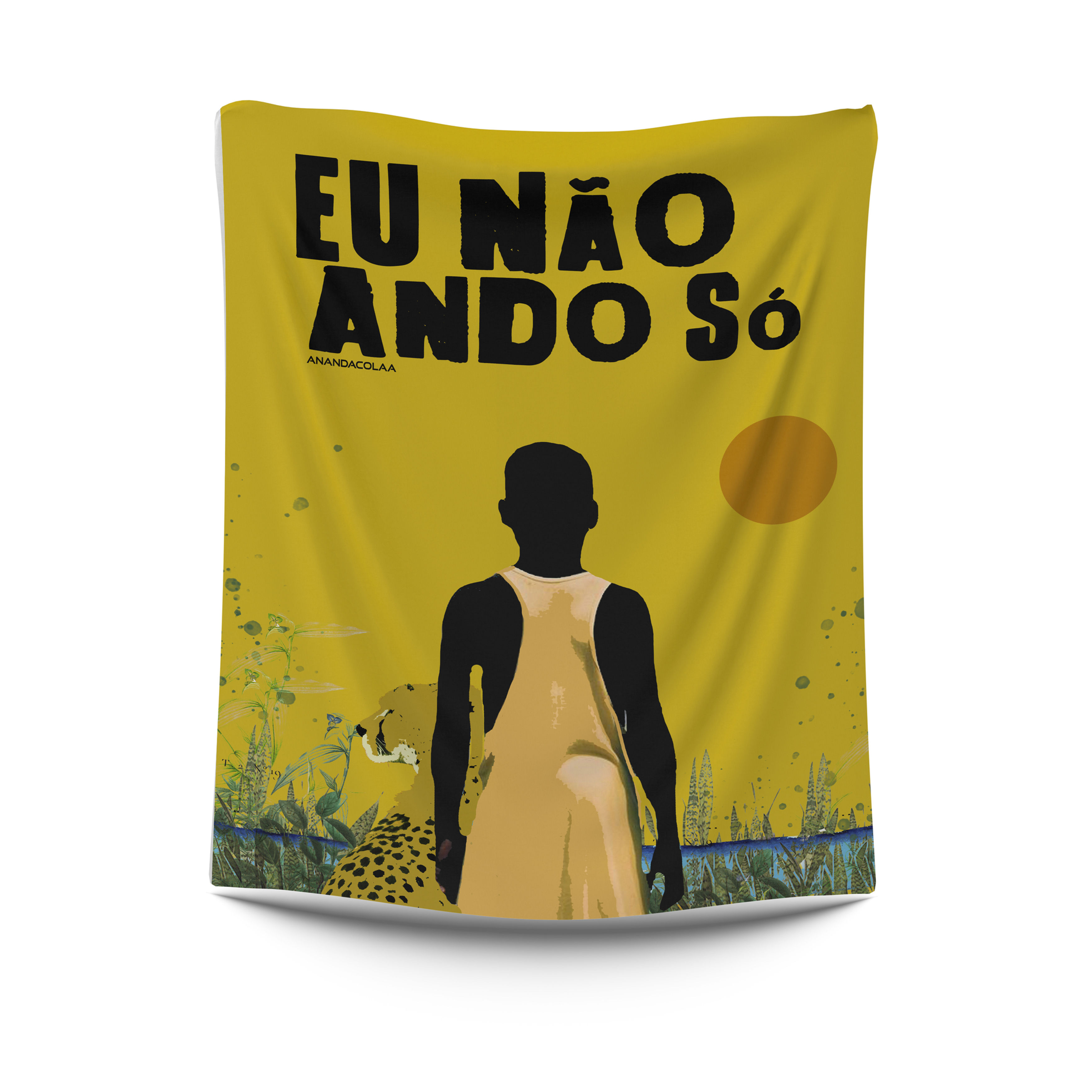 Bandeira Decorativa - Eu não ando só
